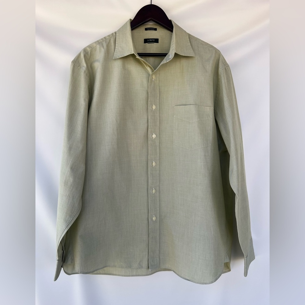 J‎ Crew Men's Green Shirt size XL